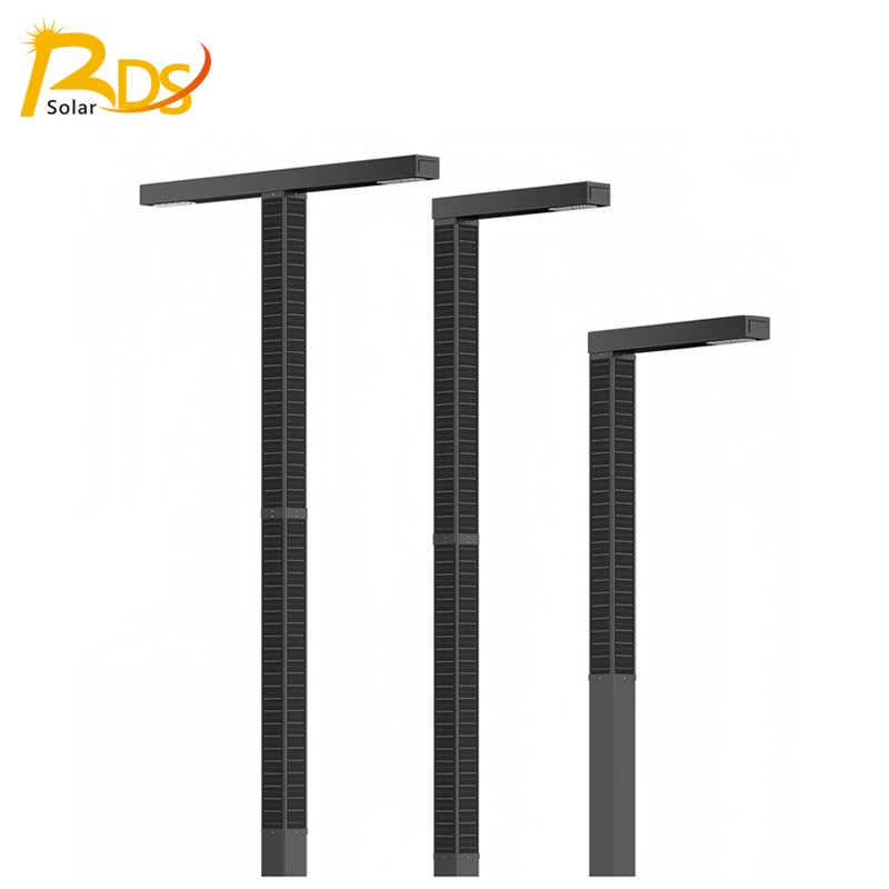 Cove Series 20W-50W Vertical Solar Outdoor Light, IP66 Weatherproof, 3-6M Installation Height, Custom Panel & Battery Solution for Community, Street, Park