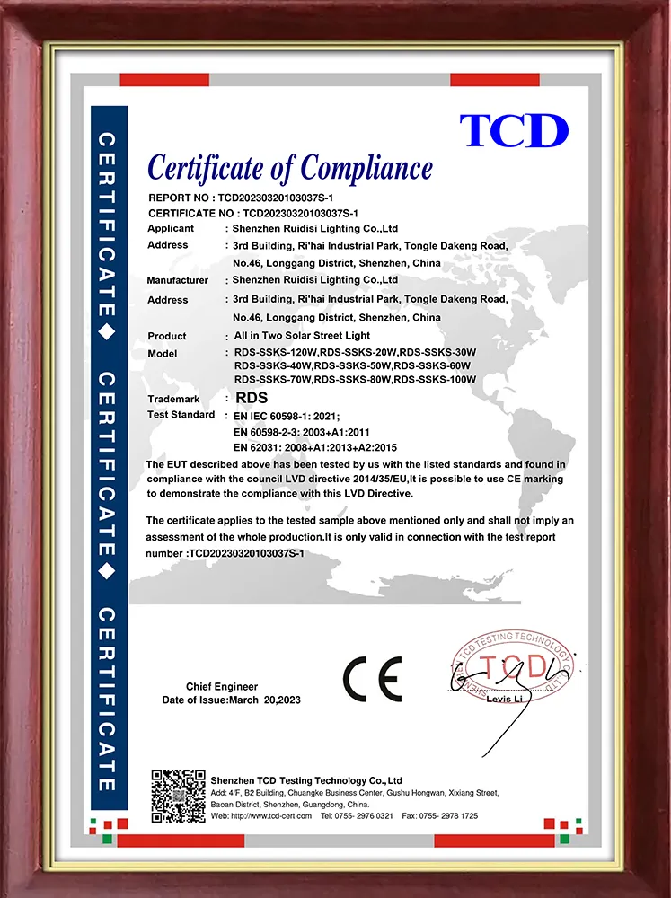CE-LVD-Solar Street Light